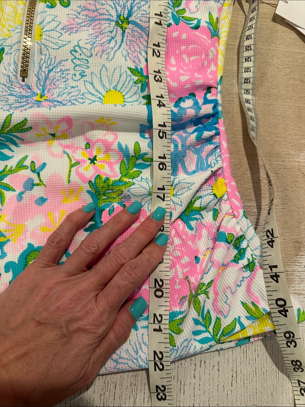 Lilly Pulitzer NWT JOSSETTE TANKINI Top in Lilly Garden Print - Picture 8 of 8